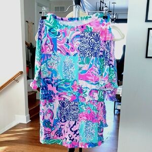 Lilly Pulitzer Colorful Patchwork Girls Dress  - Medium 6-7